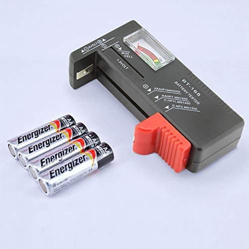 Nartel® Analogue Battery Tester Multi Size Battery Checker for AA AAA C D 9V 1.5V Button Cell Batteries (Requires No Battery for Operation) — view 3