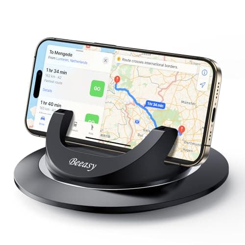 Beeasy Car Phone Holder Dashboard, 360° Silicone Phone Holder for Cars