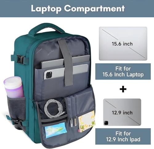 Taygeer Ryanair Cabin Bags 40x30x20 Underseat, Travel Backpack Cabin Size — view 4