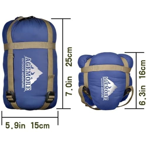 Agemore Ultra-light Compact Envelope Sleeping Bag for Camping — view 6