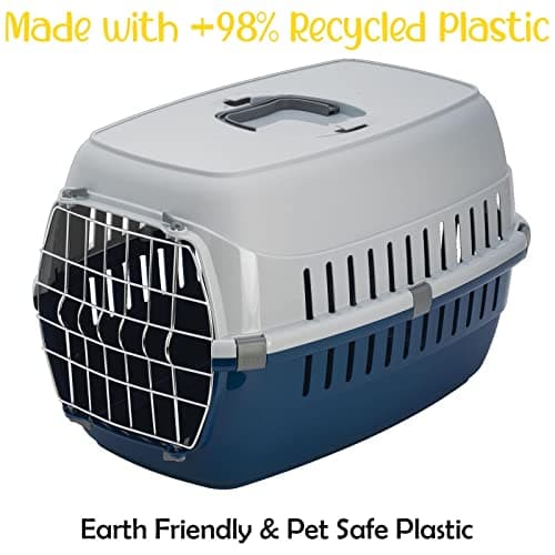 CAT CENTRE Pet Transport Carrier, Cat Dog Kitten Puppy Travel Box Cage — view 4