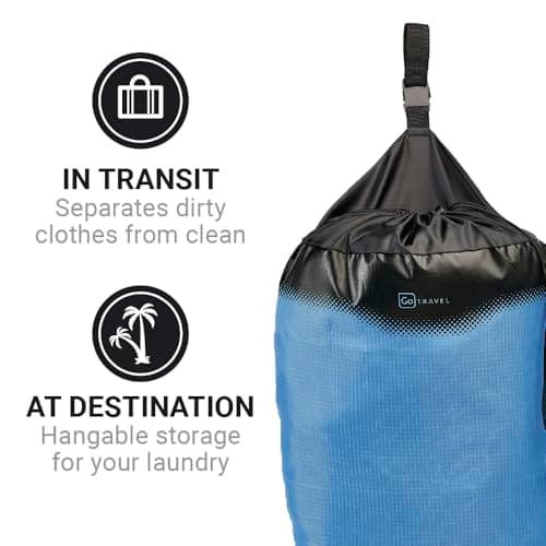 Go Travel Laundry Bag - Large Capacity for Dirty Clothes, Washable — view 4