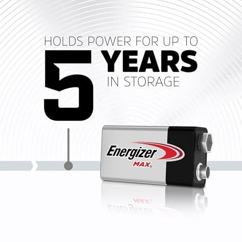 Energizer Max - 9V Battery (3 Pack) - Nine Volt Alkaline Block Batteries — view 3