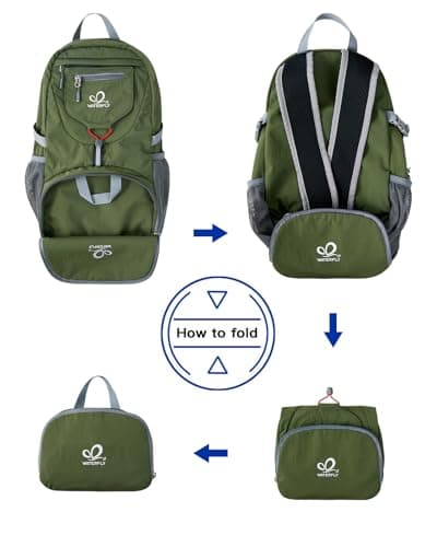 Waterfly Ultra Lightweight Foldable Backpack: 20L Packable Rucksack — view 6
