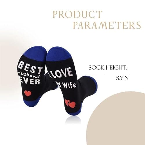 Best Husband Ever Socks Gifts for Husband Hubby Christmas Birthday Gifts — view 3