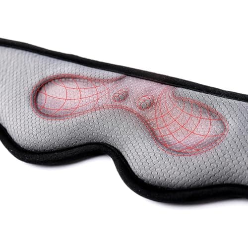 Mipcase USB Steam Eye Mask for Dry Eye and Headache Relief Washable Hot Compress Cotton Cover with USB Power for Travel and Office Use — view 2
