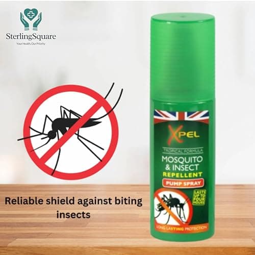 2X Xpel Mosquito Insect Fly Bite Repellent Spray 70ml – Tropical Formula, DEET-Based Protection, Long-Lasting Pump Spray for Travel, Camping, Hiking, Outdoor — view 6