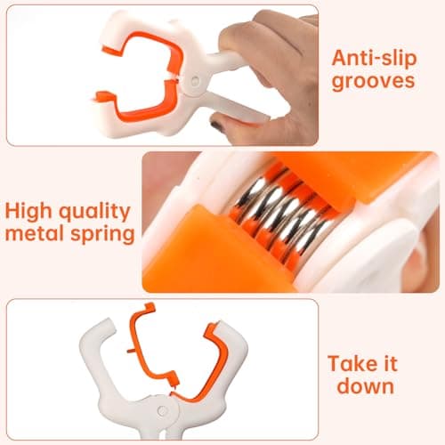 8 PCS Beach Towel Clips for Sun Loungers, Sunbed Towel Pegs for Sun Lounger — view 4