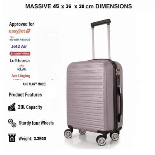Underseat Travel Case, Silver, 45x36x20cm — view 3