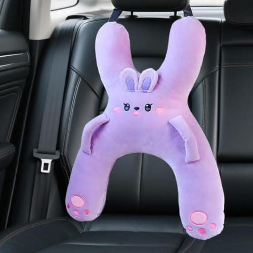 Kids Car Pillow With Neck Support Animal Toy,Child Car Sleeping HeadSupport
