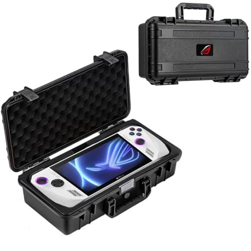 BeisDirect Hard Handheld Case for ASUS ROG Ally X can Hold Console, Power Adapter, Charging Cable, Protective Travel Case Waterproof Hard Shell Storage Bag for ROG Ally X Accessories — view 3