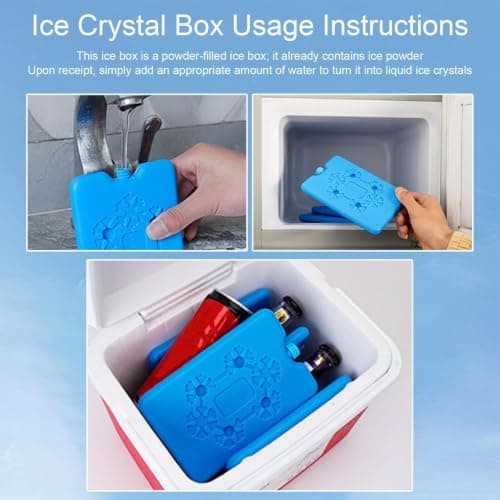 Reusable Freezer Ice Packs For Cooler 4 Pack Long Lasting — view 5