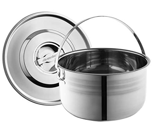 Wealers Camping Cookware Set - Compact Stainless Steel Campfire Cooking Pots and Pans | Combo Kit with Travel Tote Bag | Rugged Outdoor 4 Pc Cook Set for Hiking | Barbecues | Beach | Hiking Gear — view 2