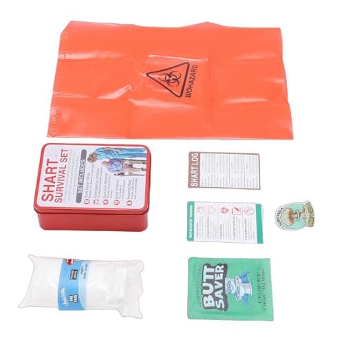 Solinder Funny Survival Set with Clever Accessories for Outdoor Fun - Iron Can Emergency Tool Kit, Perfect Gag Gift for Birthday and Holidays — view 2