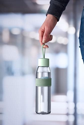Mepal – Water Bottle Ellipse – Reusable Water Bottle – Leak Proof Drinking Bottle Suitable For Carbonated Drinks – BPA-Free - 500 ml – Nordic Blue — view 6