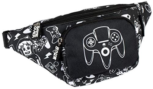 Fringoo - Boys Bum Bag | Suitable for Boys or Teenagers | Waist Bag with Adjustable Belt Strap | Convenient & Comfortable - Game On