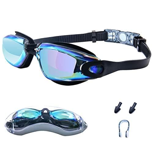 Swimming Goggles for Men Women Adults - Anti Fog Swim Goggles with Uv Protection, Clear Vision, No Leaking Silicone Cushion — view 2