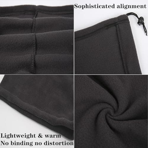 KEYRI 2 Pieces Neck Warmer Snood Scarf Face Mask — view 4