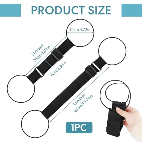 1PCS Luggage Straps for Suitcases, Adjustable Suitcase Straps Bag Bungee, Elastic Luggage Connector Straps for Attaching Extra Bags Handbag Backpack to Suitcase Handle, Airport Travel Essentials — view 2