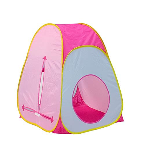Kids Active Pop Up Play Tent - Play House, Indoor or Outdoor Portable Play Tent by Tech Traders- Pink — view 3