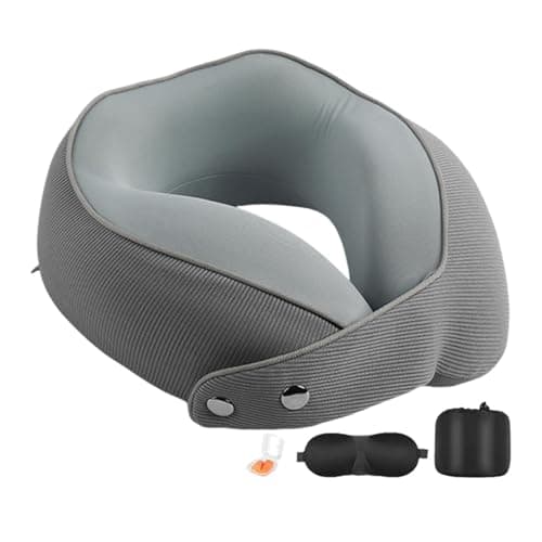 U Shaped Neck Pillow Magnetic Buckle Sleep Masque — view 5