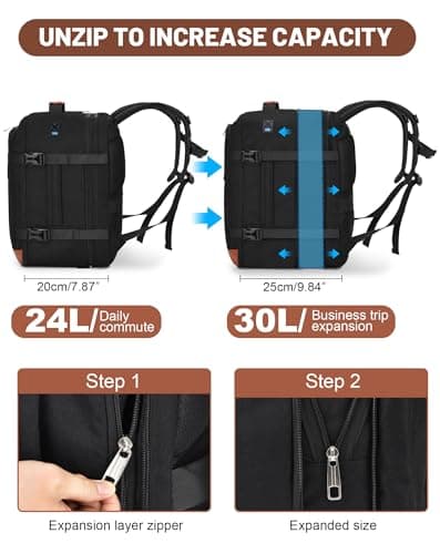 MOCOCITO Ryanair Cabin bags 40x30x20 Travel Backpack 40x30x20 Cabin Bag Carry On Weekend Trips & Air Tryanair Under Seat Backpack for Travelling Suitable for Ryanair, Wizz Air, Easyjet, Vueling — view 3