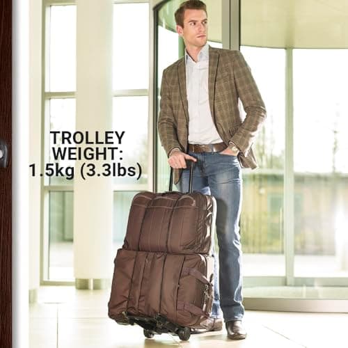 Go Travel Luggage Trolley on Wheels - Lightweight robust & foldable — view 5