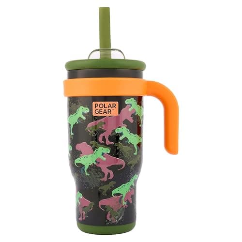 Polar Gear 520ml Travel Insulated Tumbler with Straw and Lid - Spill-Proof