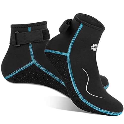 Gimilife Swimming Socks for Men Women, 3MM Neoprene Socks Wetsuit Diving Socks Thermal Water Socks Swim Socks for Beach Activities Scuba Swim Diving Snorkel Surfing