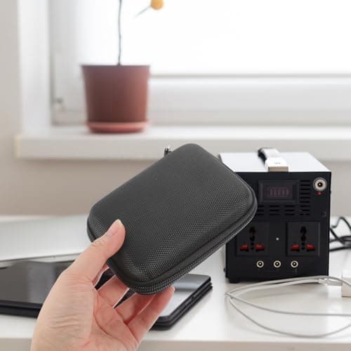 GALPADA Eva Cable Organizer Case for Data Cable and Headphone Black — view 5