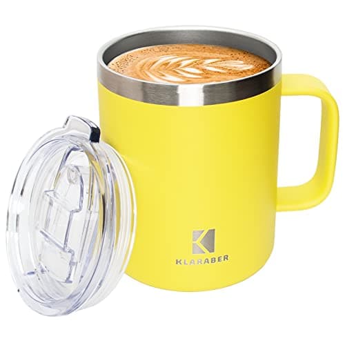 Thermal Cup, Camping Mug, Thermal Mug, Insulated Coffee Cup, 350ml, 12oz
