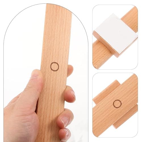 BESTonZON Long Handle Wooden Shoe Horn 55Cm for Seniors and Pregnant Women Beech Wood Shoe Helper Tool with Magnetic Tip Comfortable Fit for Men and Elderly — view 3