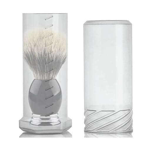 Luwecf Shaving Brush Travel Case Gift Portable with Adjustable Height Durable Storage — view 3