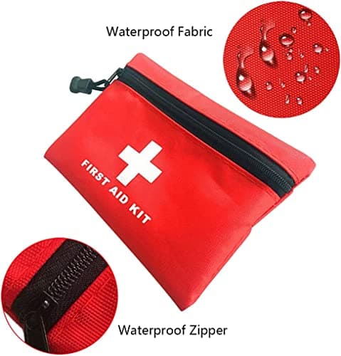 AOUTACC 6 Pack Mini First Aid Kit Empty Pouch, Travel Empty First Aid Kit Pouch Bag for Emergency at Home, Office, Car, Outdoors, Boat, Camping, Hiking(Bag Only) — view 5