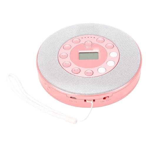 Sorandy Bluetooth Portable CD Player for Car, Travel (Pink) — view 5