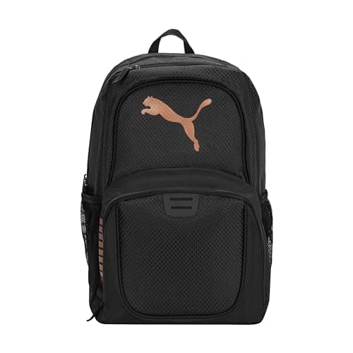 PUMA Unisex's Evercat Contender Backpack, Black/Rose Gold, One Size