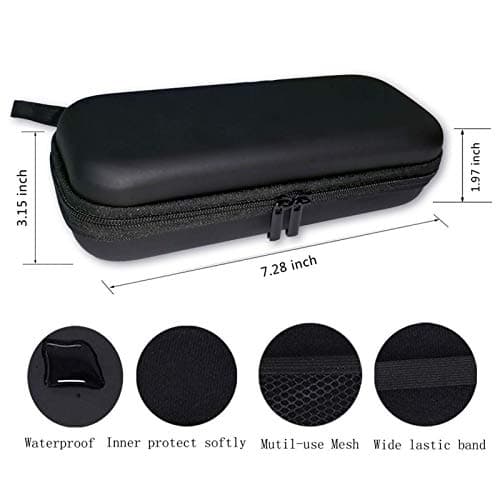 Hard Shaver Case for Finishing Touch Flawless Body Rechargeable Ladies Shaver and Trimmer Travel Case Portable Protective Bag — view 3