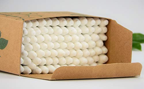 LEAF BOAT Cotton Buds 78 or 234 Pieces | Baby Safety Cotton Buds for Ears, Makeup Cleaning | GOTS Certified Biodegradable, Eco-Friendly Plastic Free | Vegan | Recycled Packaging | — view 5