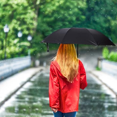 BELLIFFY Black UV Protection Folding Travel Umbrella Iron and Plastic — view 4