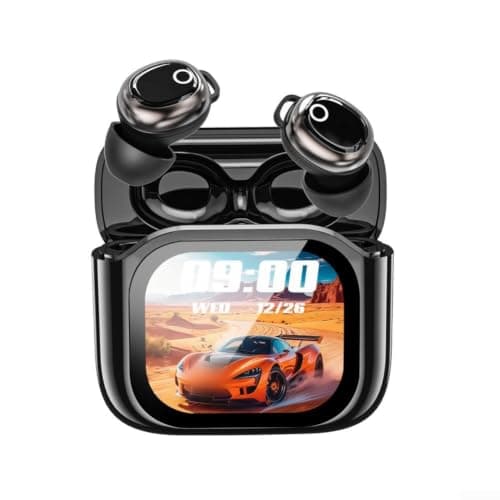 AI Earbuds for Sleep Wireless Translation 144 Langs Comfort Fit Snoring Relief Napping Workout Black(AI Black)