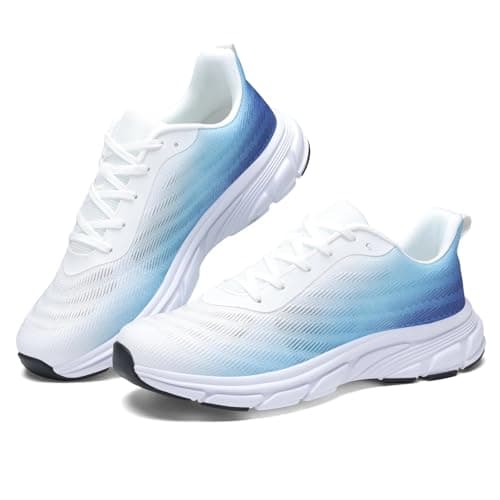 RTOUNT Mens Trainers Men Breathable Casual Walking Shoes for Gym Travel — view 4