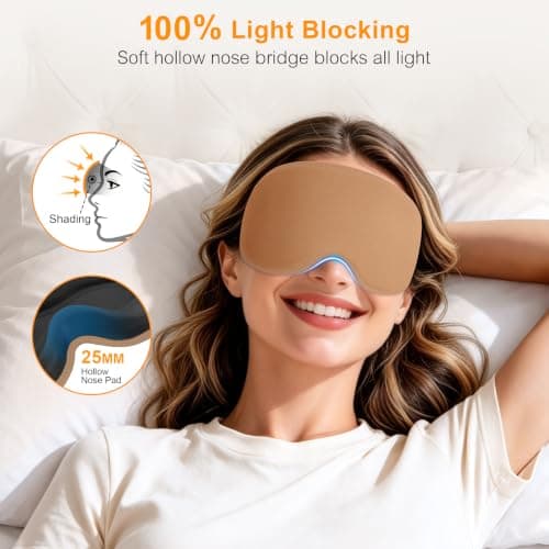 Gritin 2026 Gen 2 Sleep Mask-100% Blackout Eye Sleeping Mask for Women&Men — view 2