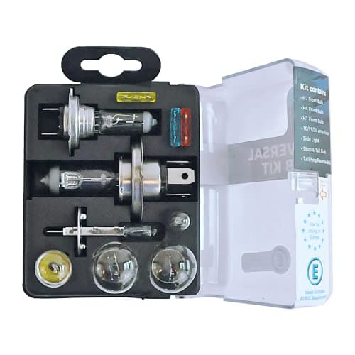 Simply ETK1 Europe Travel Kit. 7 Piece Set includes Warning Triangle, Reflective Vest, Headlight Beam Converters, UK Plate, Bulb Kit and FIRST Aid Kit — view 4