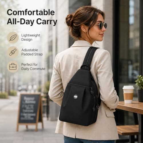 3 in 1 Anti-Theft Small Crossbody Bag, Waterproof Oxford Tote for Women — view 3