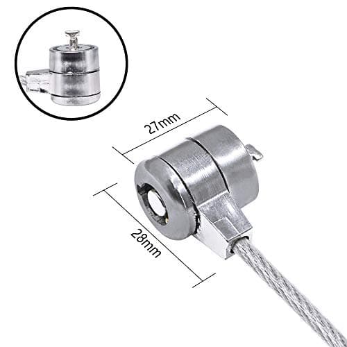 YACSEJAO Notebook/Laptop Combination Lock Security Cables 1.1M Security Cable Computer Laptop Notebook Locks,Office Dormitory Meeting Study Room Security Lock (1.1M) — view 3