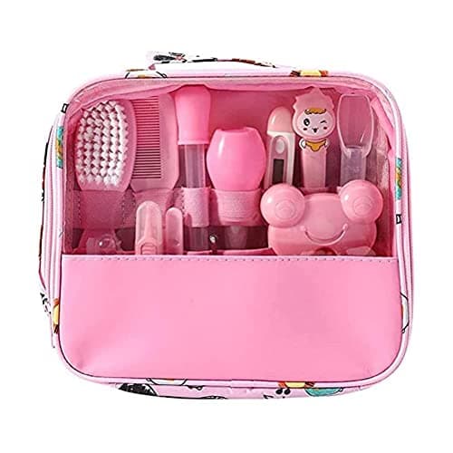 Syangkaitian 13 Pcs Baby Grooming Kit, Infant Safety Care Set,Baby Grooming kit Set Infant Baby Grooming Tools Newborn Manicure Set, Newborn Grooming Set Infant Baby Cares Kit Essential for Home Trave
