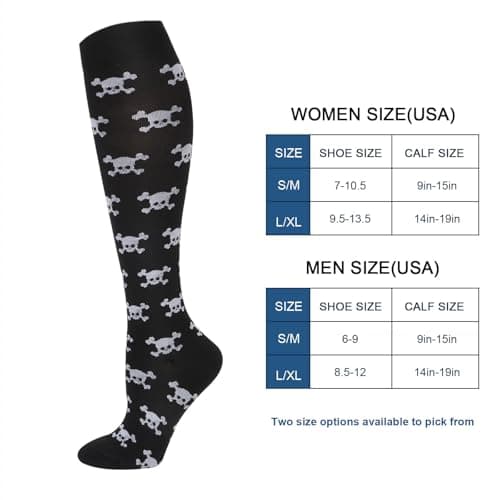 DRESHOW 4 Pairs Compression Socks for Women&Men Circulation Best Support for Athletic Running Cycling Travel — view 5