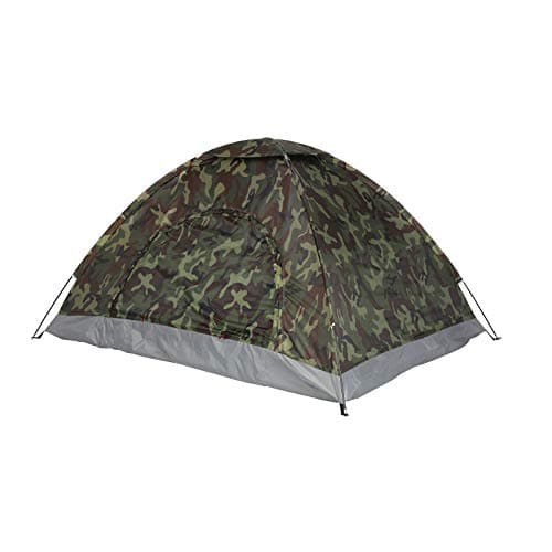 PetHot Camping Tent Waterproof 2-3 Person Camouflage Fishing Hunting Tent 200cm x 150cm x 110cm — view 5