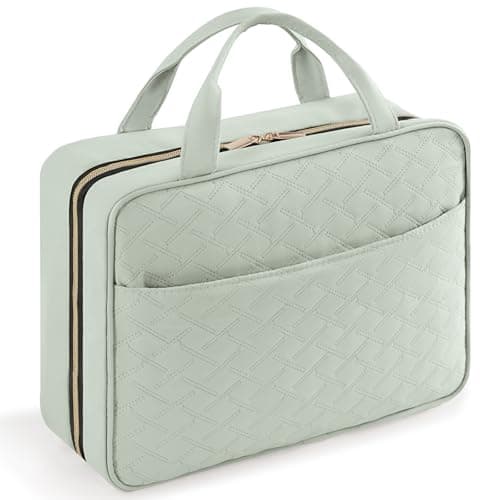 Lifewit Large Hanging Toiletry Bag for Women, Travel Wash Bag, Mint Green