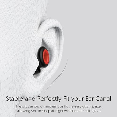 LOZIEMI Ear Plugs for Sleep, Stylish Certified Hearing Protection, Ear Plugs Noise Cancelling 28dB, Reusable 2025 New Soft Water Silicone, Focus, Travel or Concerts, Ear Tips in XS/S/M/L — view 6